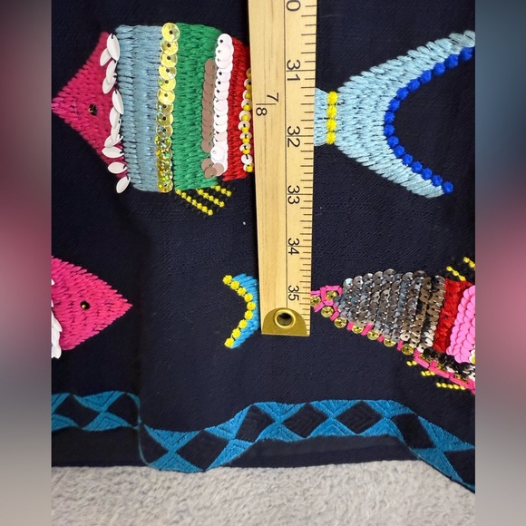 Talbots sequin fish embroidered sheath dress size 22 NWOT - Picture 7 of 8